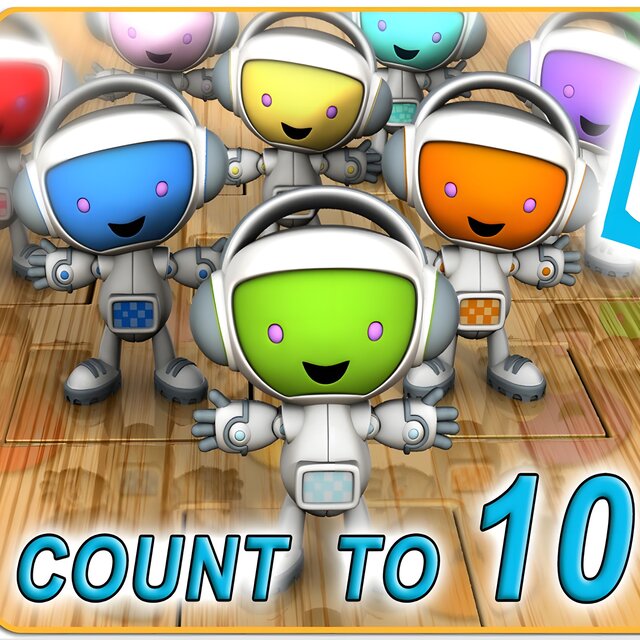 10 Little Robots Nursery Rhyme - Pixels Kids Media Nursery Rhymes By Moizee