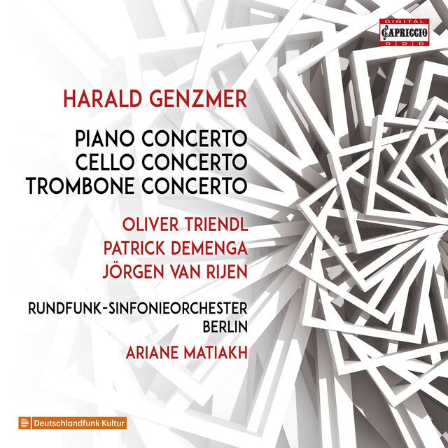 Genzmer: Piano Concerto No. 1, Cello Concerto & Trombone Concerto