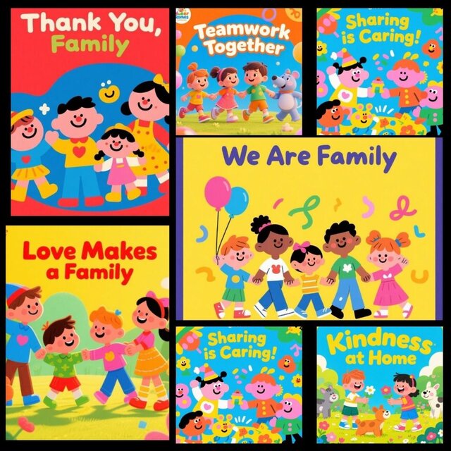 Family Values Songs for Kids: Love, Kindness, Teamwork & Thankfulness – We Are Family!