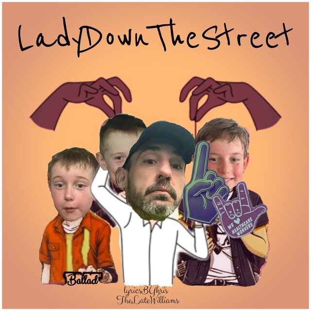 Lady down the street