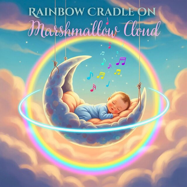 Rainbow Cradle on Marshmallow Cloud