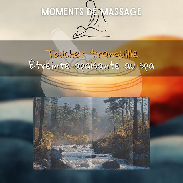 Toucher tranquille: Étreinte apaisante au spa