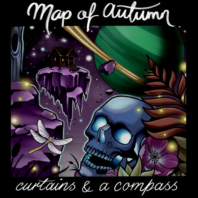 curtains & a compass