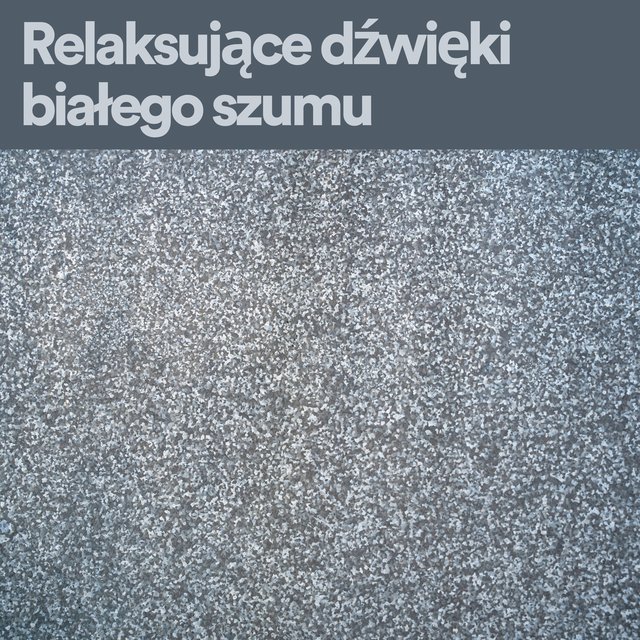 Relaksujące dźwięki białego szumu