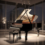 Piano's Whisper in the Night