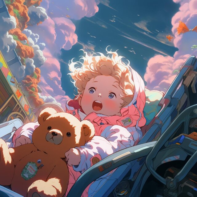 穏やかな雲の中の夢