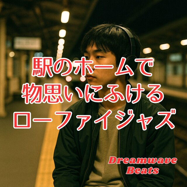 駅のホームで物思いにふけるローファイジャズ