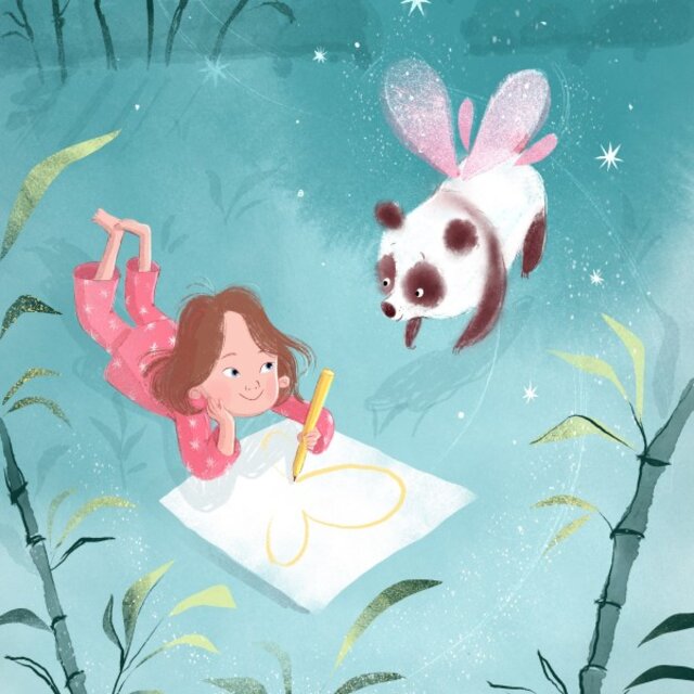 Moongirl Sasha and the Panda (Bedtime Story for Children)