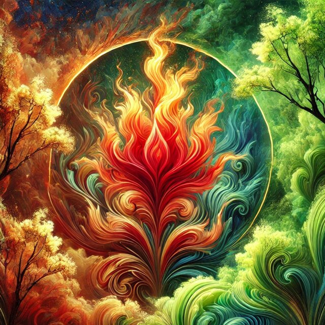 Fuego y Verde