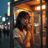 受話器の向こう側に