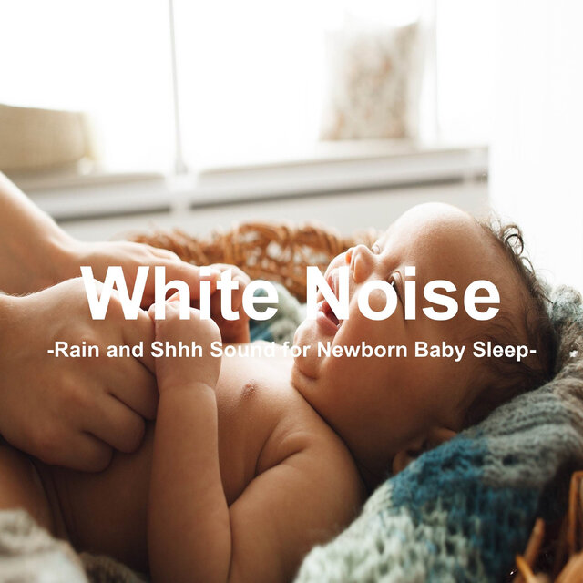White Noise Rain and Shhh Sound ASMR for Newborn Baby Sleep