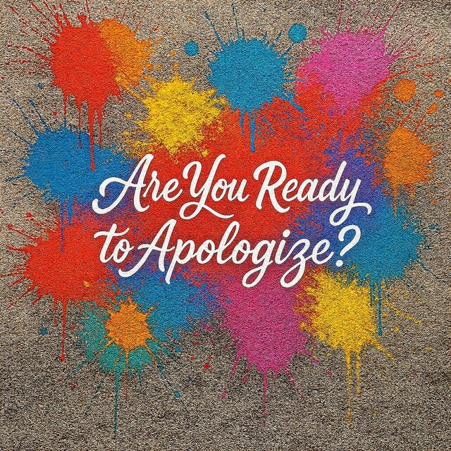 Are You Ready to Apologize?