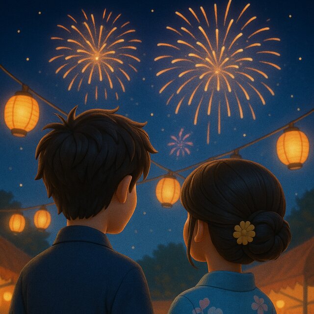 Yukata, Fireworks, and My Heartbeat