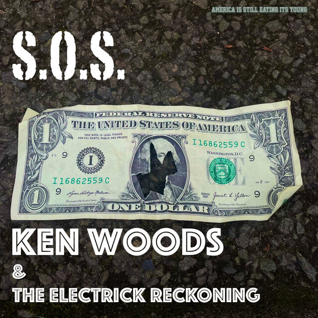 Cover art for album S.O.S. by Ken Woods, The Electrick Reckoning