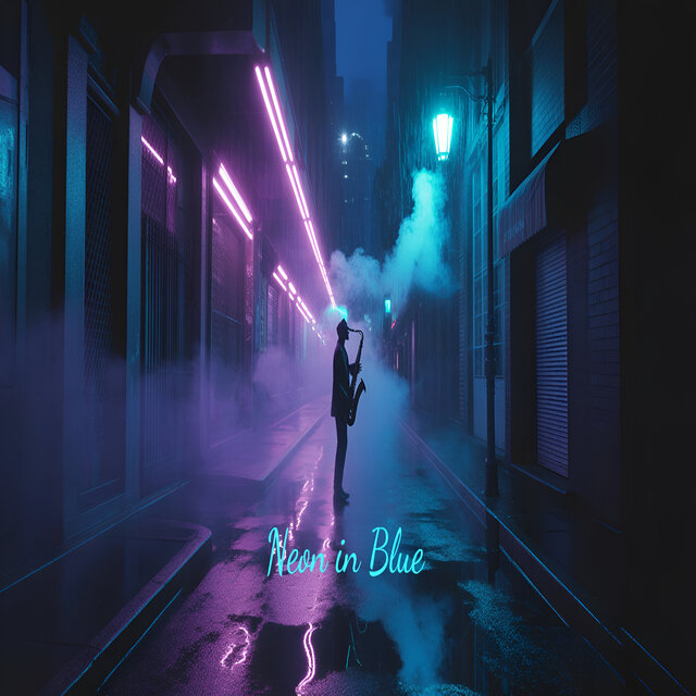 Neon in Blue