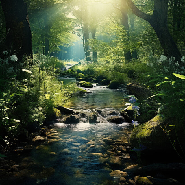Baby's Stream Lullaby: Calming Water Melodies