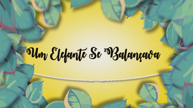 Um Elefante Se Balançava