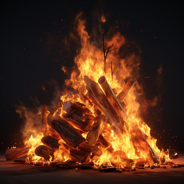 Fire's Relaxation Sounds: Calm Flame Ambiance