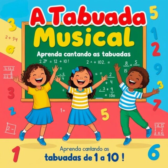 A Tabuada Musical (Aprenda Cantando as Tabuadas de 1 a 10)