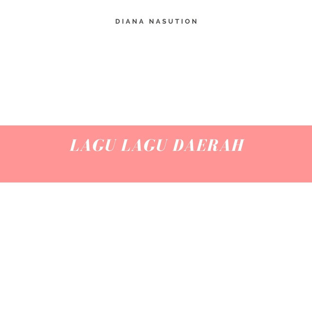 Lagu Lagu Daerah