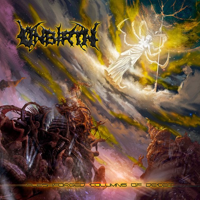 Cover art for album Fleshforged Columns of Deceit by Unbirth