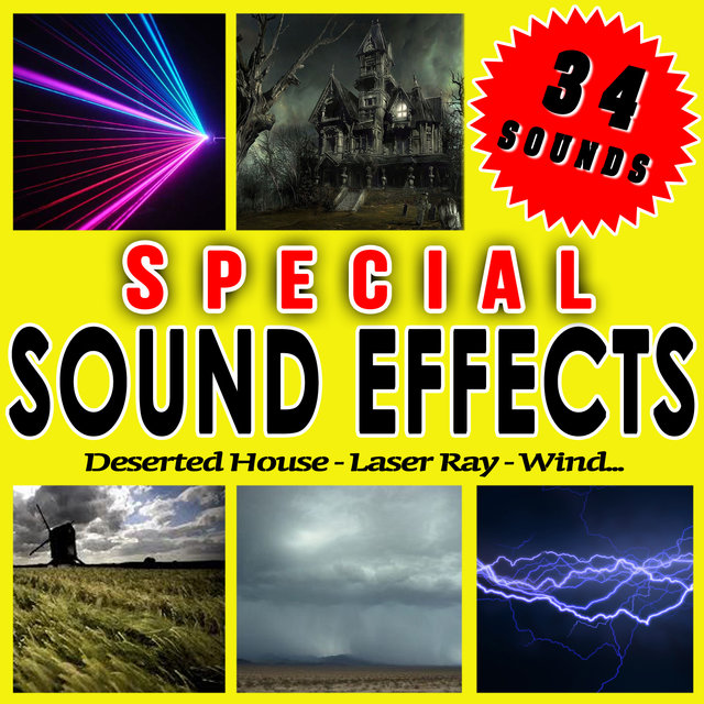 Deserted House, Laser Ray, Wind. Special Sound Effects.