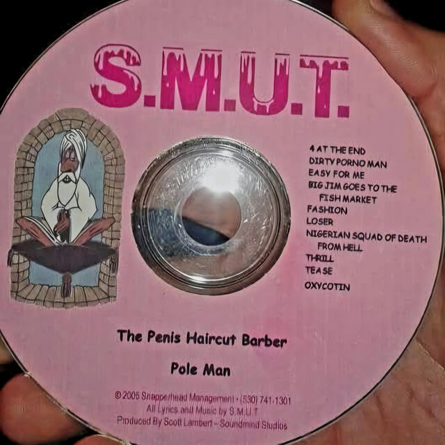 The Penis Haircut Barber Pole Man
