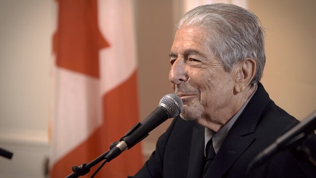 Leonard Cohen on his health (Official You Want It Darker press conference)