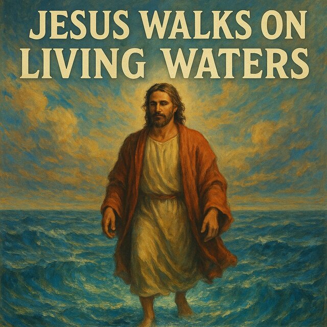Jesus Walks On Living Waters
