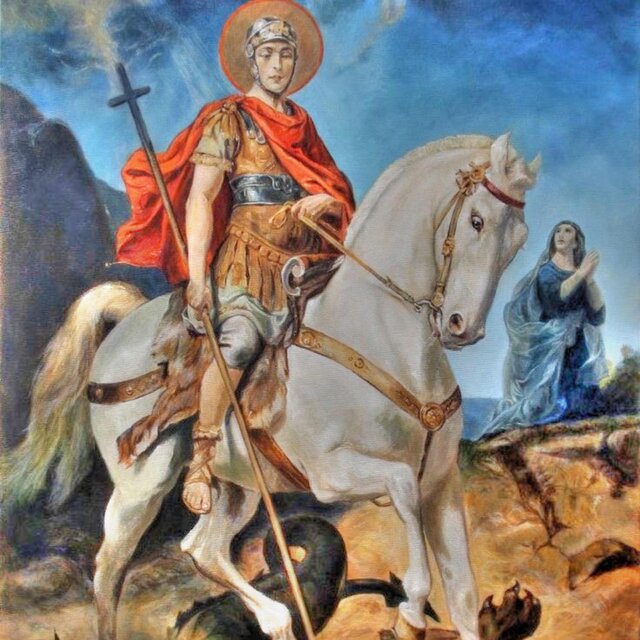 MODERN DAY SAINT JORGE!