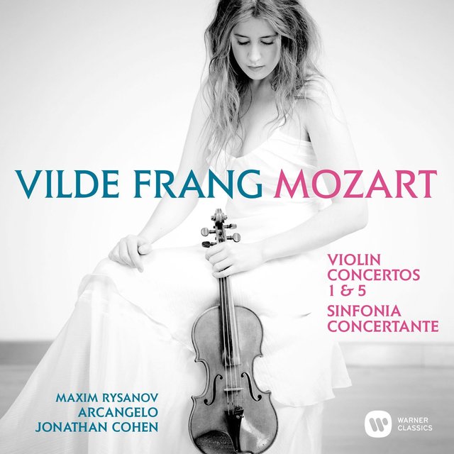 Cover art for album Mozart: Violin Concertos Nos 1, 5 & Sinfonia concertante by Vilde Frang