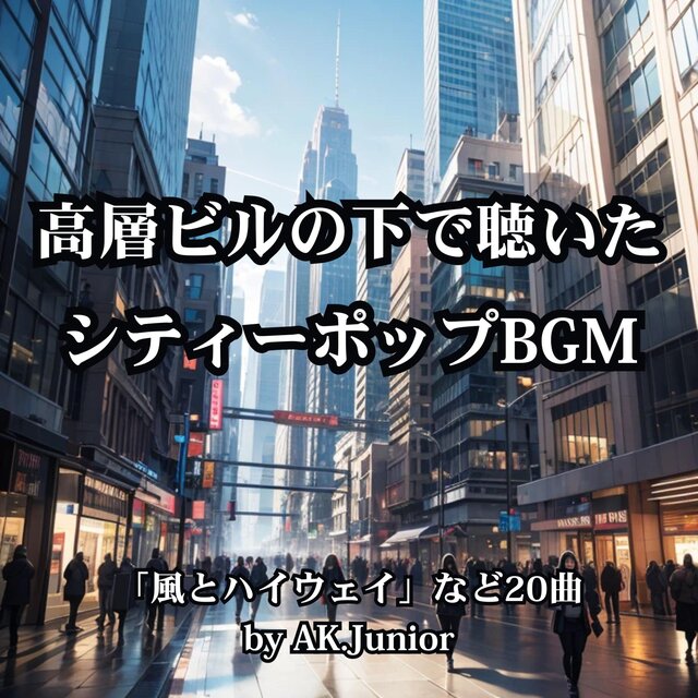 高層ビルの下で聴いた シティーポップBGM
