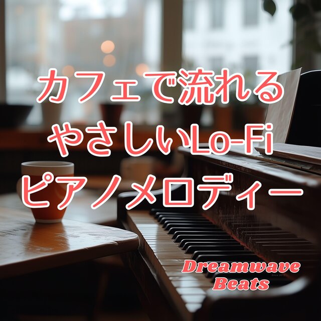 カフェで流れる、やさしいLo-Fiピアノメロディー