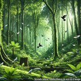 Canciones del aire, sonidos blancos de aves en el verdor