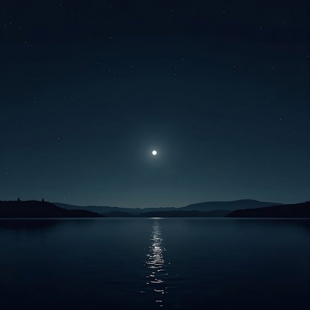 stars on the lake