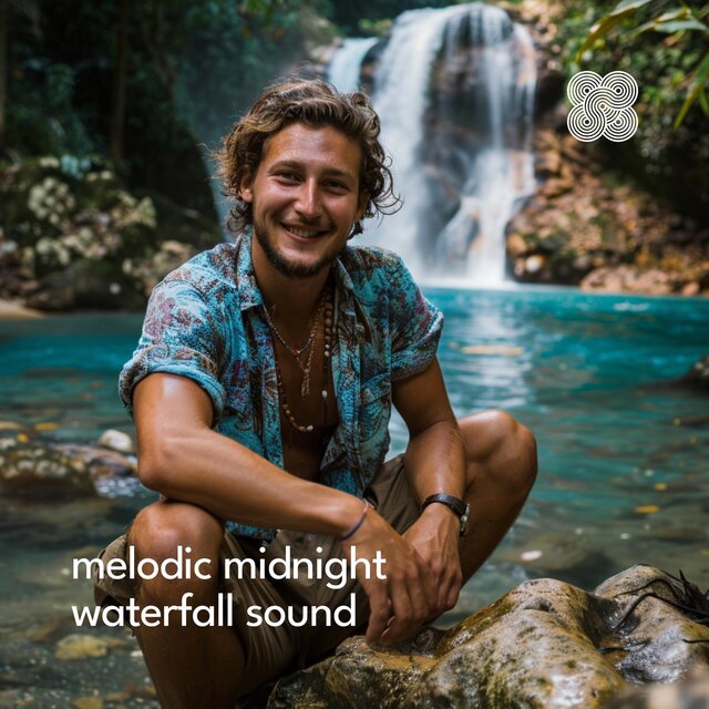 Melodic Midnight Waterfall Sound