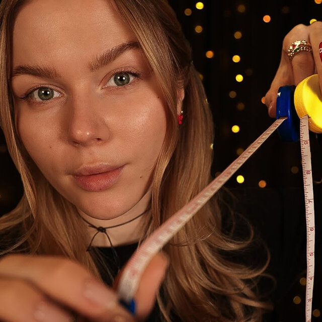 ASMR Relaxing Face Measuring Session