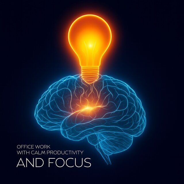 Office Work with Calm Productivity and Focus