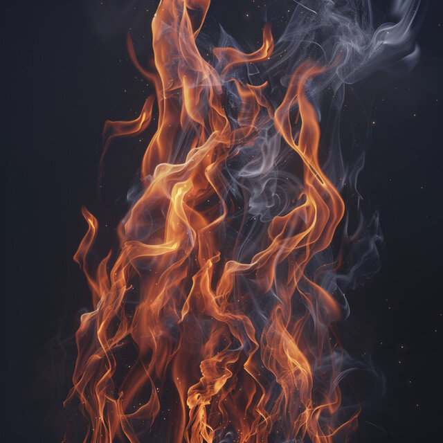 Binaural Fire Serenades for Gentle Baby Slumber