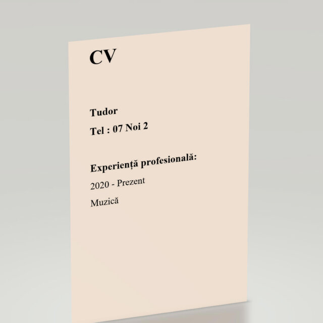 CV