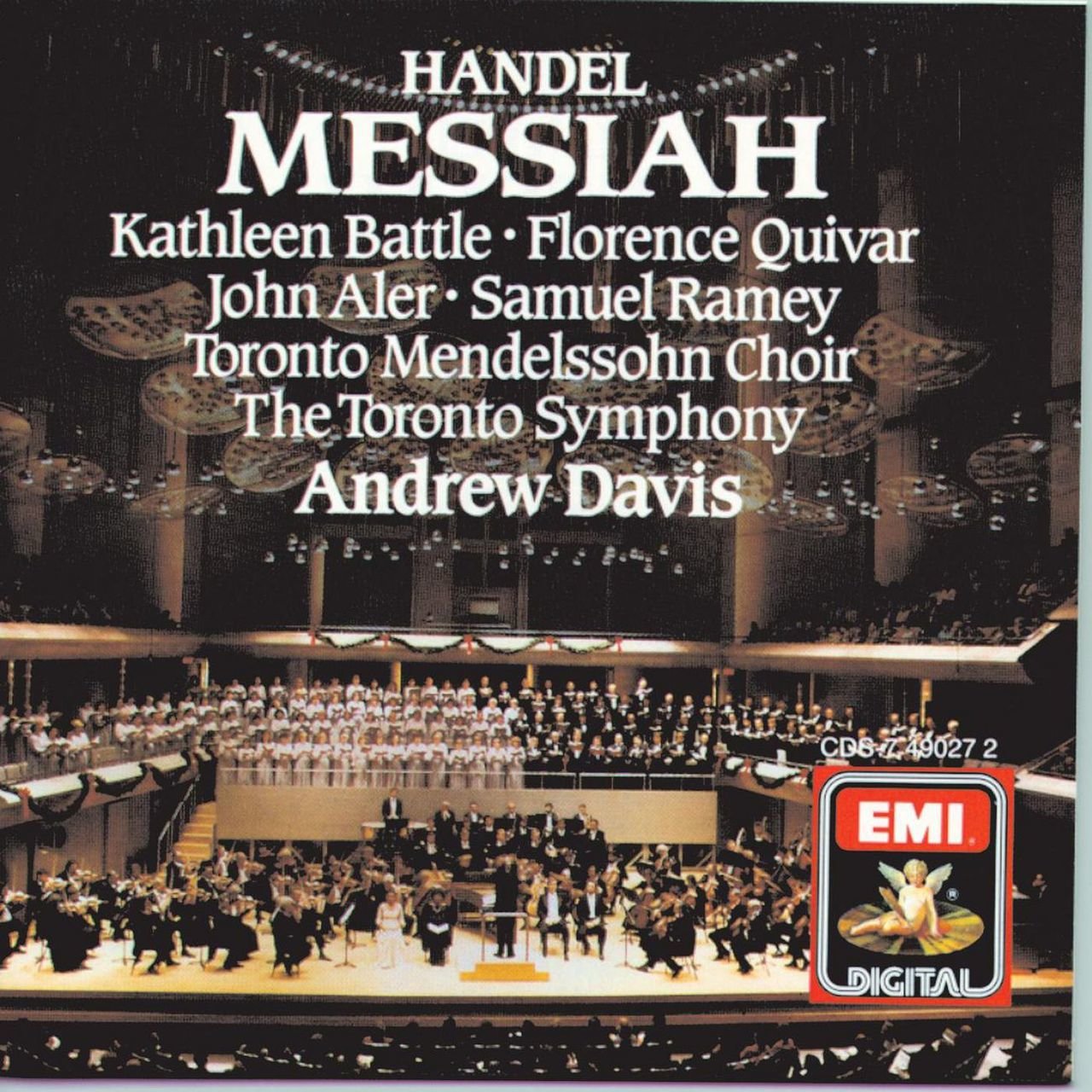 Davis Rody Messiah Messiah - Handel by Sir Andrew Davis, Toronto Mendelssohn Choir, Elmer ...