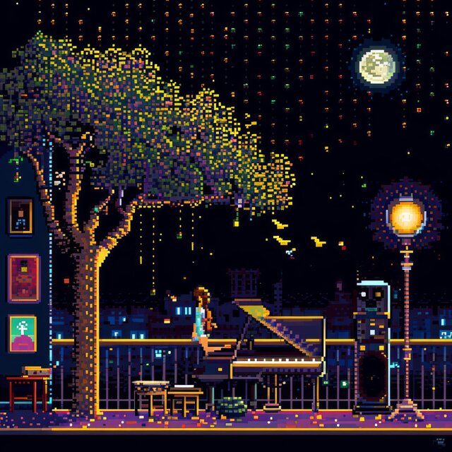 Vibrant Vibes in the Playground Pixelverse