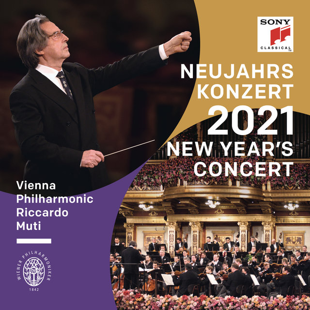Cover art for album Neujahrskonzert 2021 / New Year's Concert 2021 / Concert du Nouvel An 2021 by Riccardo Muti, Wiener Philharmoniker