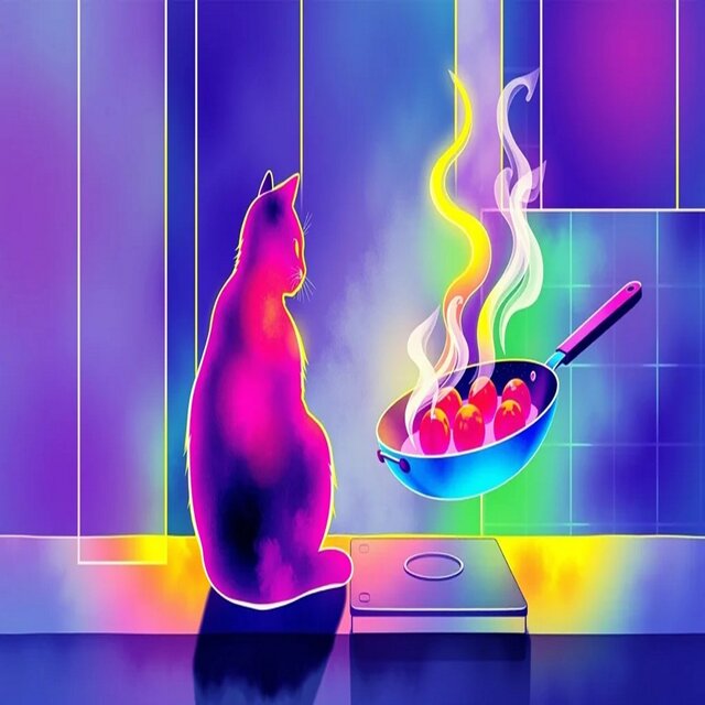 кот и котлеты