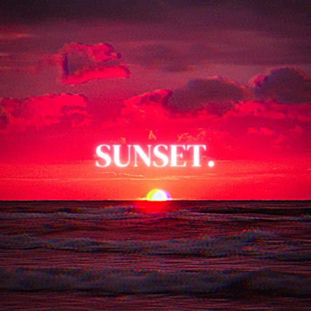 SUNSET.