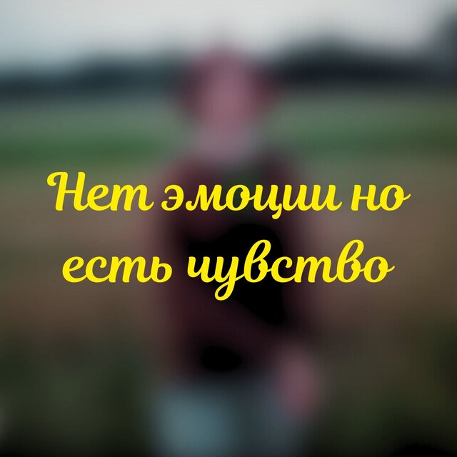 Нет эмоции но есть чувство