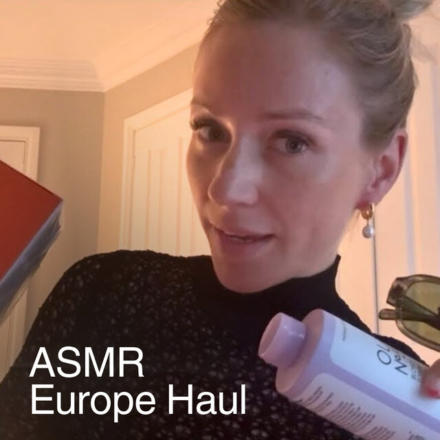 Europe Haul - Tapping, Textures, Try-On (ASMR)
