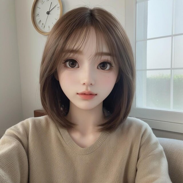 서울의 네온사인 아래