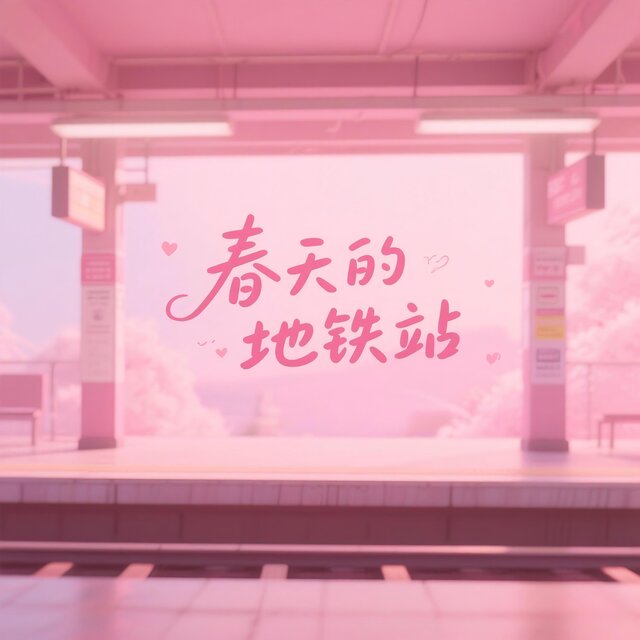 春天的地铁站