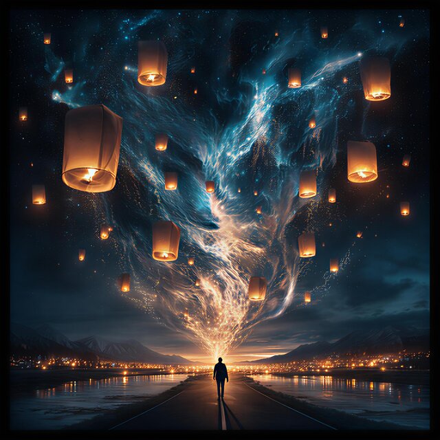 Lanterns on the River